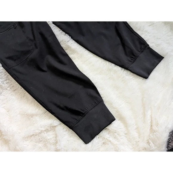 Vince Camuto Black Scrub Pants Joggers Size Petite Large - Picture 4 of 8